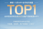 中国MPV王者！比亚迪腾势D9蝉联1-5月MPV全市场销冠