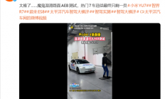 魔鬼湿滑路面AEB测试：6款热门车均翻车 华为系智界成唯一过关车型