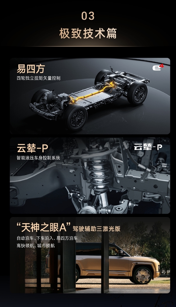 中国豪华SUV天花板!比亚迪仰望U8L开启预售:130万元