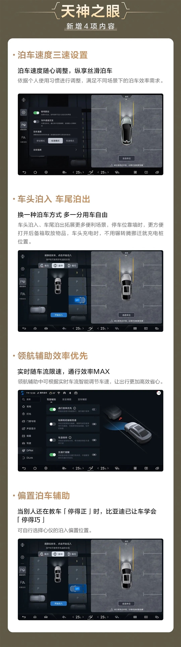 一张图详解:比亚迪唐L全系OTA升级 新增15项功能